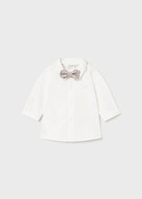 Load image into Gallery viewer, Long Sleeve Shirt with Bow Tie
