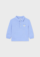 Load image into Gallery viewer, Teddy Face Long Sleeve Polo Shirt
