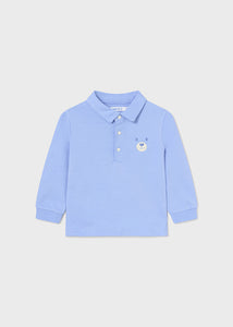 Teddy Face Long Sleeve Polo Shirt