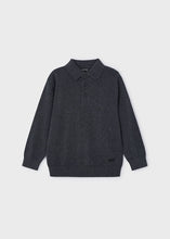 Load image into Gallery viewer, Long Sleeve Knit Polo
