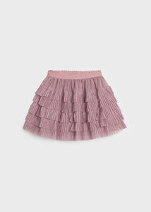 Pleated Tulle Skirt