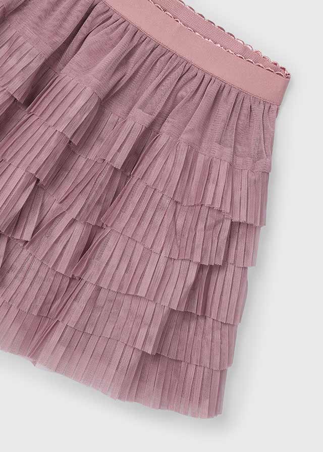 Pleated Tulle Skirt