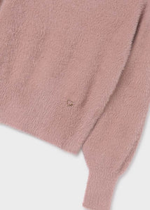 Fuzzy Blush Pullover