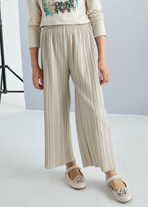 Champagne Pleated Pants