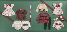 Load image into Gallery viewer, Mud Pie Baby Santa Bow Dress

