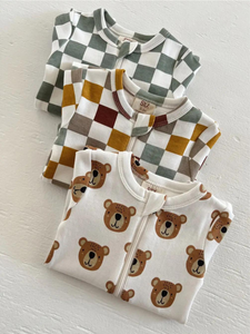 Baby Bear / Organic Zip Footie (Baby - Kids)