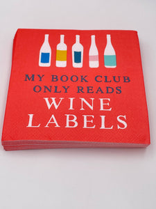 My Book Club - Funny Cocktail Napkin