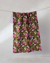Load image into Gallery viewer, Geometry Wild Fig Tea Towel

