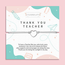 Load image into Gallery viewer, "Thank you Teacher" Bracelet
