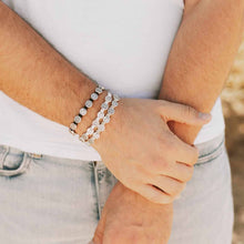 Load image into Gallery viewer, Benedictine Blessing Bracelet - Silver Medals
