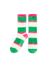 Load image into Gallery viewer, Shiraleah Fuzzy Stripe Socks, Green
