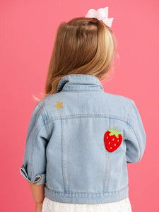 Ruffle Patch Toddler Jacket