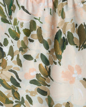Load image into Gallery viewer, Geometry Painted Blossoms Tea Towel
