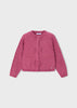 Girls Pink Knit Cardigan with Bows by Mayoral