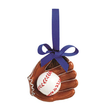Load image into Gallery viewer, Mud Pie baseball resin ornament
