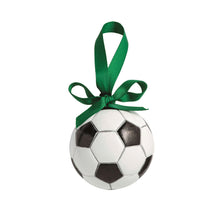 Load image into Gallery viewer, Mud Pie soccer resin ornament
