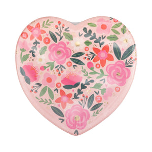 Floral Heart Plate