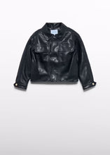 Load image into Gallery viewer, Girls Leather Jacket by Abel &amp; Lula
