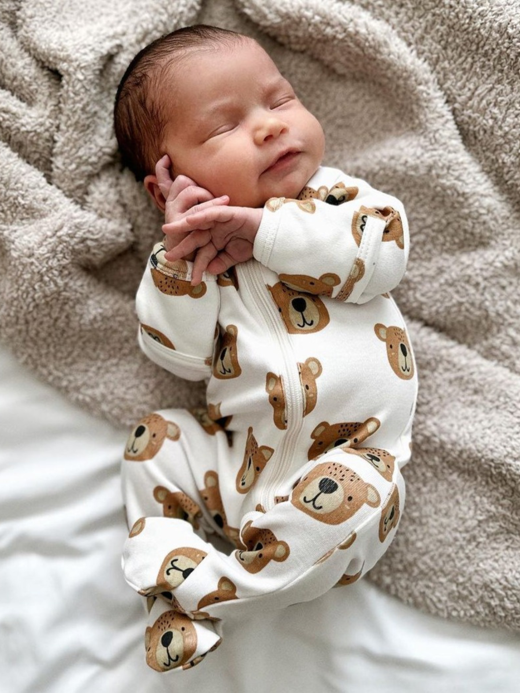 Baby Bear / Organic Zip Footie (Baby - Kids)