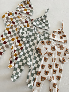 Baby Bear / Organic Zip Footie (Baby - Kids)