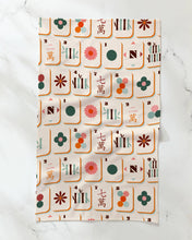 Load image into Gallery viewer, Geometry Cypress Tile Toss Tea Towel
