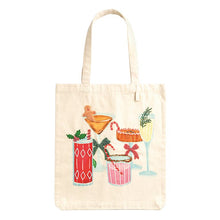 Load image into Gallery viewer, Holiday Bar Beaded Tote
