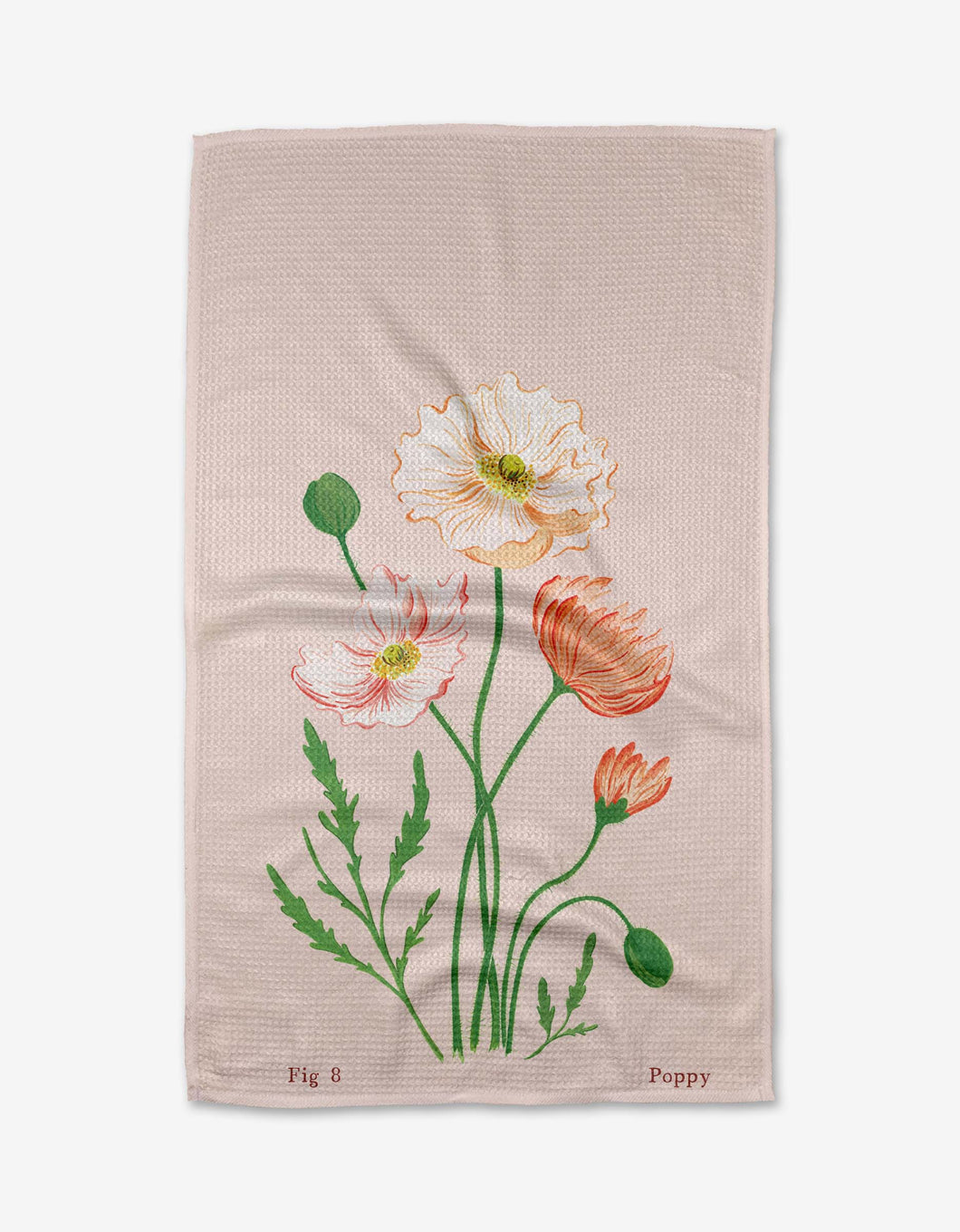 August Poppy Tea Towel