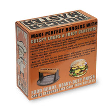 Load image into Gallery viewer, &quot;Burger Master&quot; Cast Iron Grill Press
