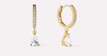Load image into Gallery viewer, Elise Delicate Huggie Hoops

