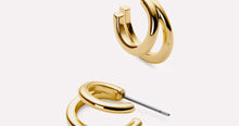 Load image into Gallery viewer, Scarlett Double Hoop Earrings
