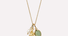 Load image into Gallery viewer, Gold Charm Necklace - Ocean
