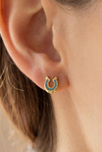 Load image into Gallery viewer, Horse Stone Earrings detail
