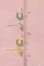 Load image into Gallery viewer, Horse Stone Earrings detail
