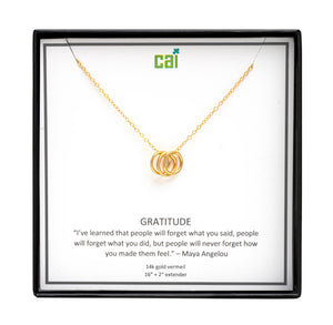 Gold Always Be Connected Necklaces