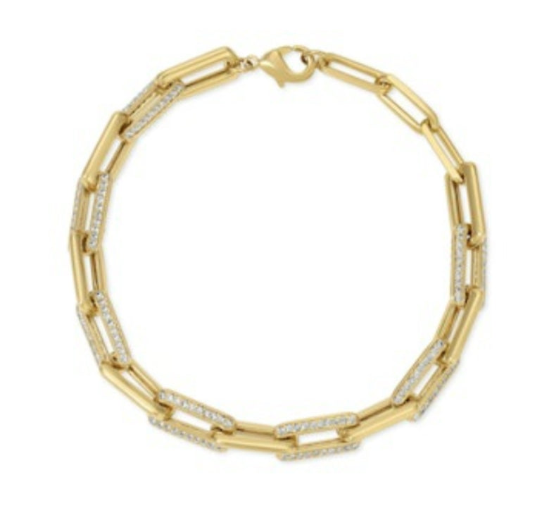Palm Beach Pave Link Bracelet
