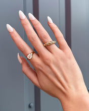 Load image into Gallery viewer, Gold Signet Ring - Amara Mother of Pearl
