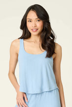 Load image into Gallery viewer, PJ Salvage Blue Dream Pointelle Tank Top
