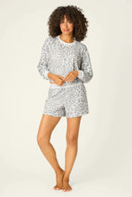 Load image into Gallery viewer, PJ Salvage Boyfriend Boxer Leopard Print Short Set
