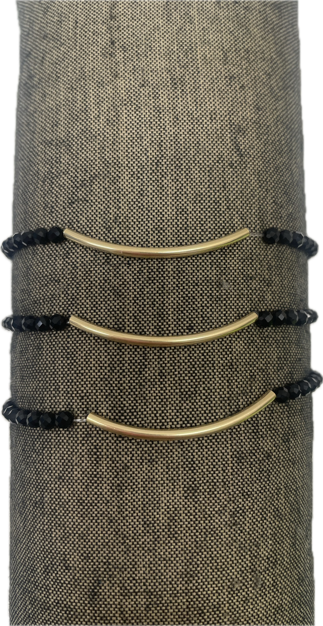 Grey + Elle Black Oynx Bracelets