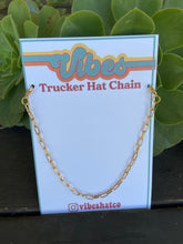 Load image into Gallery viewer, Paperclip Trucker Hat Chains
