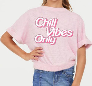 Kids Chill Vibes Only Tee