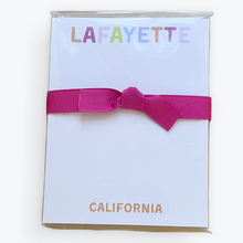 Load image into Gallery viewer, East Bay City Names Rainbow Letter Mini Notepads
