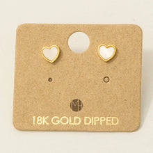 Load image into Gallery viewer, Heart Earrings detail
