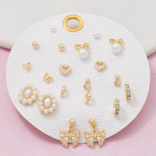 Load image into Gallery viewer, 10 Pair Bow &amp; Butterfly Earring Set
