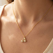 Load image into Gallery viewer, Cherry Pendant Necklace detail
