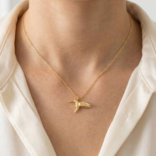 Load image into Gallery viewer, Bird Necklace detail
