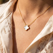 Load image into Gallery viewer, Clover Pendant Necklace detail

