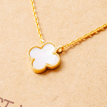 Load image into Gallery viewer, Clover Pendant Necklace detail
