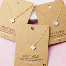 Load image into Gallery viewer, Clover Pendant Necklace
