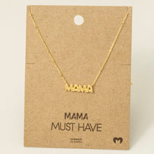 Load image into Gallery viewer, Mama Necklace detail
